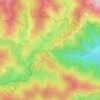 Carte topographique Jalcreste, altitude, relief