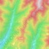 Carte topographique Renaio, altitude, relief