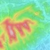 Carte topographique Monte Sulder, altitude, relief