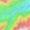 Carte topographique Sireix, altitude, relief