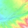 Carte topographique Unchus, altitude, relief
