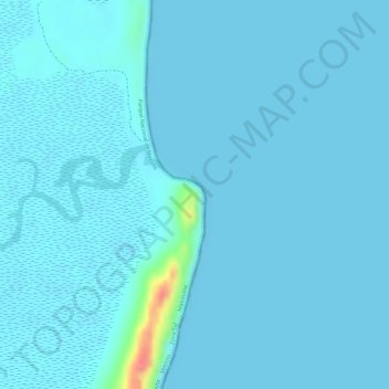Carte topographique Ponta Dobela, altitude, relief