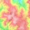 Carte topographique Iontapede, altitude, relief