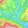 Carte topographique Pian del Vescovo - Denat, altitude, relief