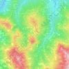Carte topographique Crocetta, altitude, relief