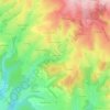 Carte topographique La Ranche, altitude, relief