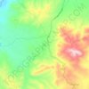 Carte topographique Nebeur, altitude, relief