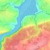 Carte topographique Lancerf, altitude, relief