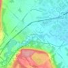 Carte topographique Milton Heights, altitude, relief