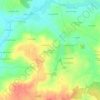 Carte topographique La Coulée, altitude, relief