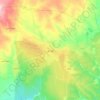Carte topographique Kafranbel, altitude, relief
