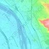 Carte topographique Tura, altitude, relief