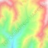 Carte topographique Uley, altitude, relief
