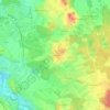 Carte topographique Frühling, altitude, relief