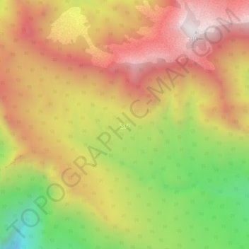 Carte topographique Dre, altitude, relief