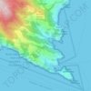 Carte topographique Niasca, altitude, relief