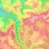Carte topographique Le Juge, altitude, relief