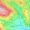 Carte topographique Huflar, altitude, relief