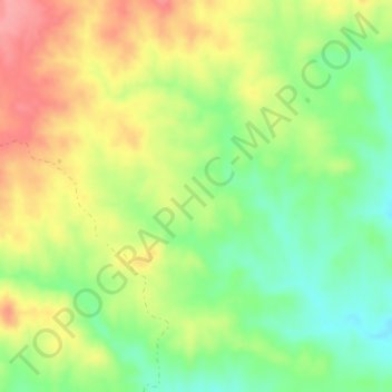 Carte topographique Maravel, altitude, relief