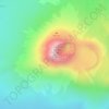 Carte topographique Telica volcano, altitude, relief