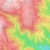 Carte topographique Le Devey, altitude, relief