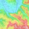 Carte topographique Le Muscle, altitude, relief