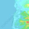 Carte topographique Dusun I Toengge, altitude, relief