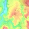 Carte topographique Coheix, altitude, relief