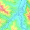 Carte topographique Borello, altitude, relief