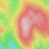 Carte topographique Widow Mountain, altitude, relief