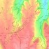 Carte topographique Lombia, altitude, relief