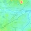 Carte topographique Hydershakote, altitude, relief