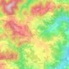 Carte topographique Ca' de Pazzi, altitude, relief