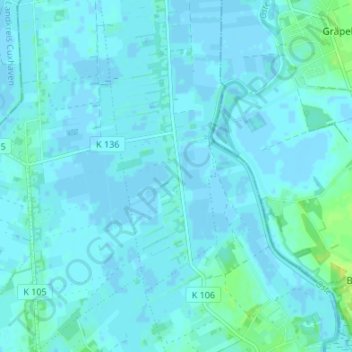 Carte topographique Ottendorf, altitude, relief