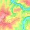 Carte topographique La Fouquelinière, altitude, relief
