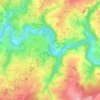 Carte topographique Piot, altitude, relief