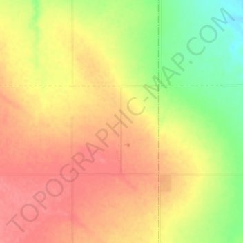 Carte topographique Rhineland, altitude, relief