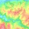 Carte topographique Le Theil, altitude, relief