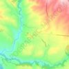 Carte topographique Bierge, altitude, relief