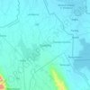 Carte topographique Tacurong, altitude, relief