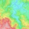 Carte topographique Coste Rousse, altitude, relief
