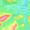 Carte topographique Carisbrooke, altitude, relief
