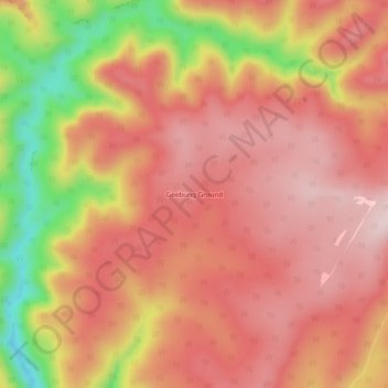Carte topographique Geebung Ground, altitude, relief