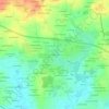 Carte topographique Le Champ des Pommiers, altitude, relief