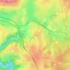 Carte topographique Rayrolles, altitude, relief