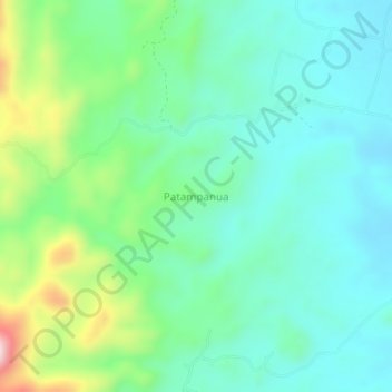 Carte topographique Patampanua, altitude, relief