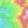 Carte topographique Fratte, altitude, relief
