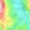 Carte topographique Kibblesworth, altitude, relief