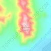 Carte topographique White Horse Mountain, altitude, relief