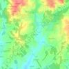 Carte topographique Le Grand Bost, altitude, relief